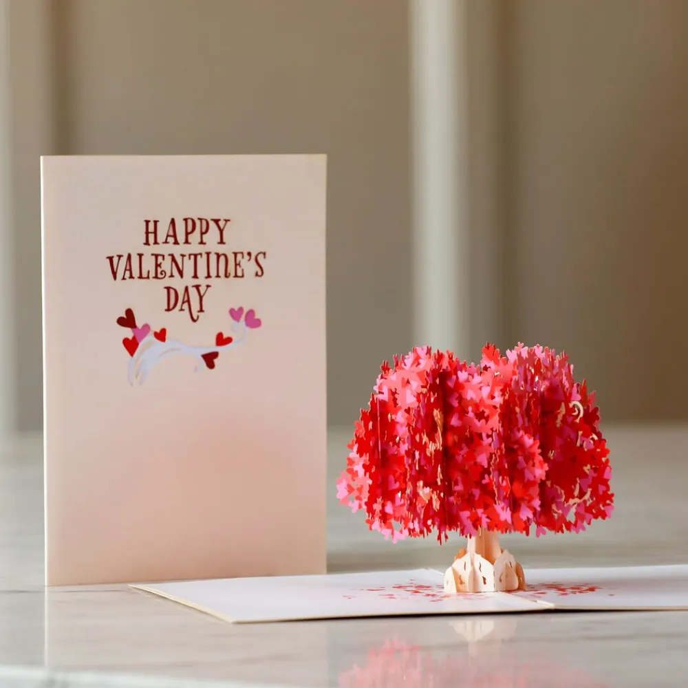 Lovepop Greeting Cards|Valentine'S Day 2/14|Valentine’s Day Tree Pop-Up Card
