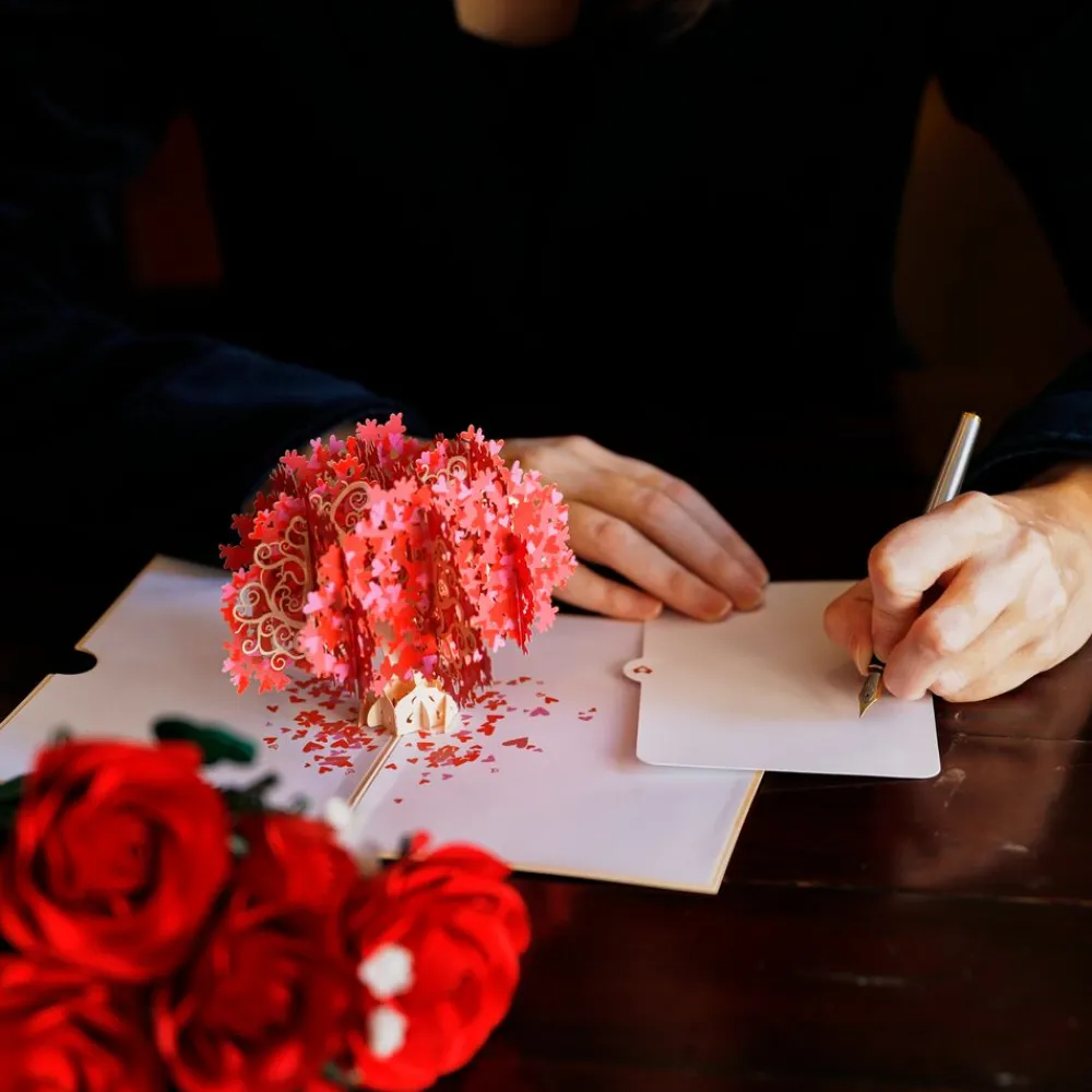 Lovepop Greeting Cards|Valentine'S Day 2/14|Valentine’s Day Tree Pop-Up Card