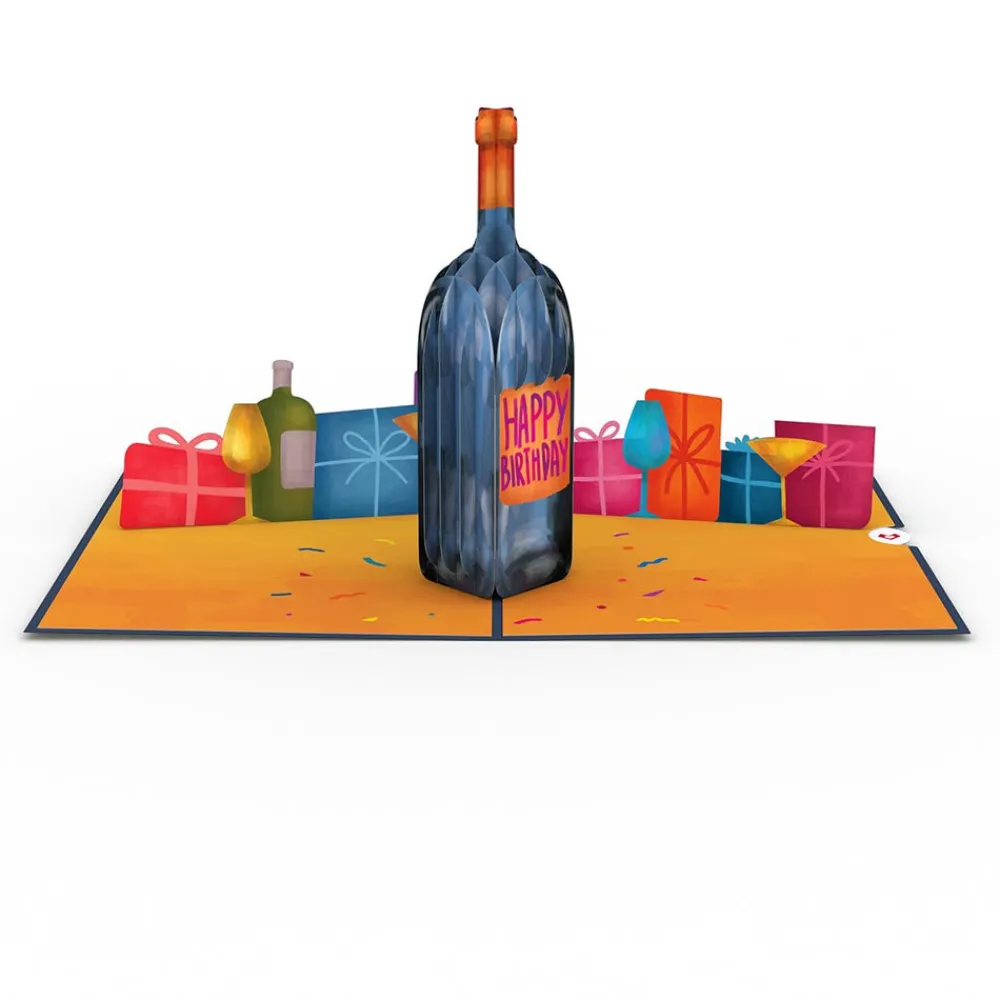 Lovepop Greeting Cards|Birthday|Vintage Wine Birthday Pop-Up Card
