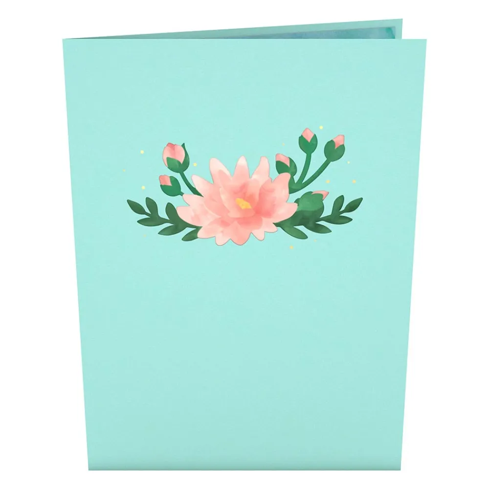 Lovepop Get Well|Mother'S Day 5/11|Water Lily Dragonfly Pop-Up Card