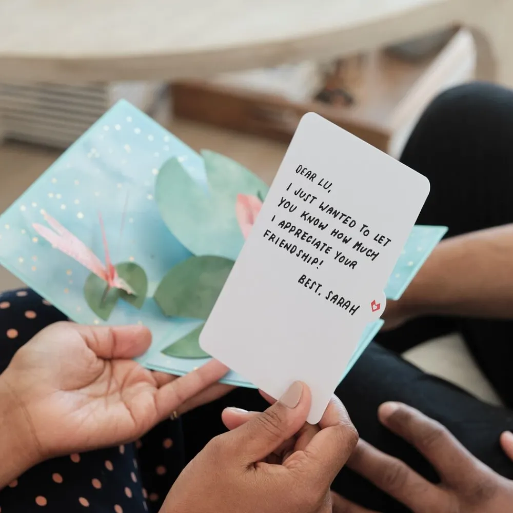 Lovepop Get Well|Mother'S Day 5/11|Water Lily Dragonfly Pop-Up Card