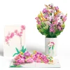 Lovepop Pop-Up Bouquets|Card & Gift Bundles|Watercolor Orchid Pop-Up Card & Bouquet Bundle