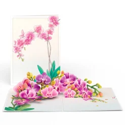 Lovepop Pop-Up Bouquets|Card & Gift Bundles|Watercolor Orchid Pop-Up Card & Bouquet Bundle