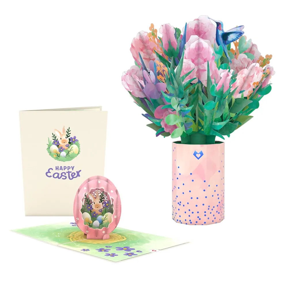 Lovepop Card & Gift Bundles|Easter 4/20|Watercolor Rose & Easter Egg Bundle