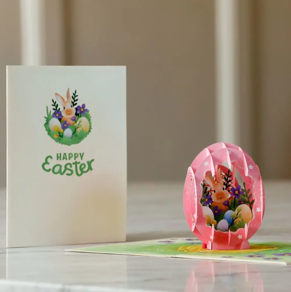 Lovepop Card & Gift Bundles|Easter 4/20|Watercolor Rose & Easter Egg Bundle
