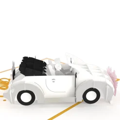 Lovepop Greeting Cards|Wedding|Wedding Car Grooms Pop-Up Card