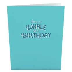 Lovepop Birthday|Whale of a Birthday: Paperpop® Card