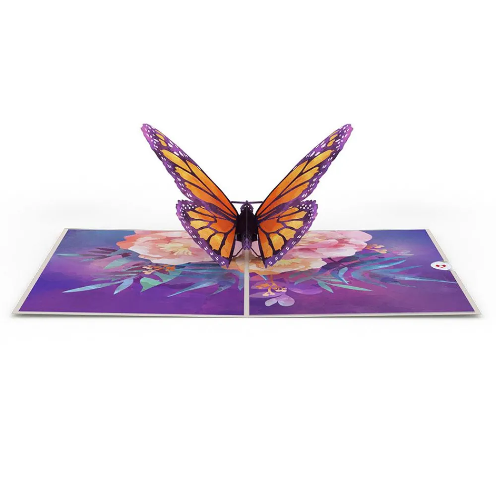 Lovepop Pop-Up Bouquets|Card & Gift Bundles|Wildflower & Monarch Butterfly Bundle