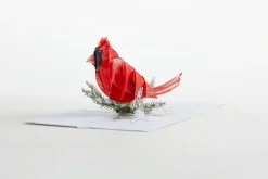 Lovepop Greeting Cards|Just Because|Winter Cardinal Pop-Up Card