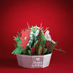 Lovepop Christmas 12/25|Winter Flower Basket Decoration