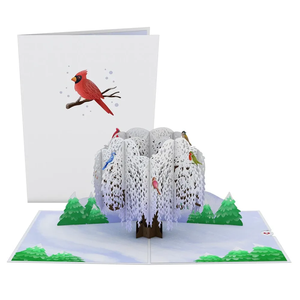 Lovepop Value Packs|Winter Willow Tree Birds 12-Pack