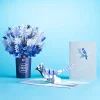 Lovepop Pop-Up Bouquets|Card & Gift Bundles|Winter Wishes Blue Jay Bundle
