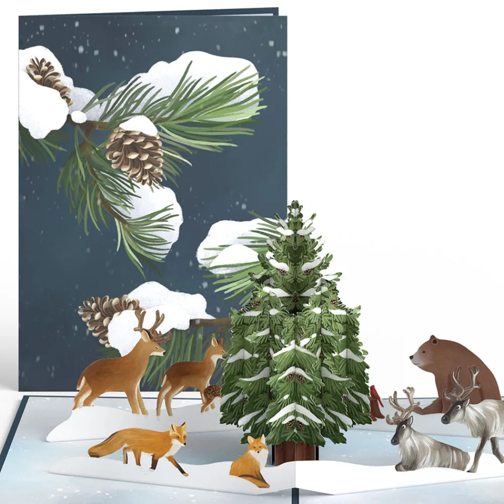 Lovepop Greeting Cards|Winter's Eve Vigil Pop-Up Card