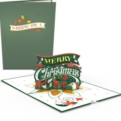 Lovepop Christmas 12/25|Wishing You a Merry Christmas Pop-Up Card