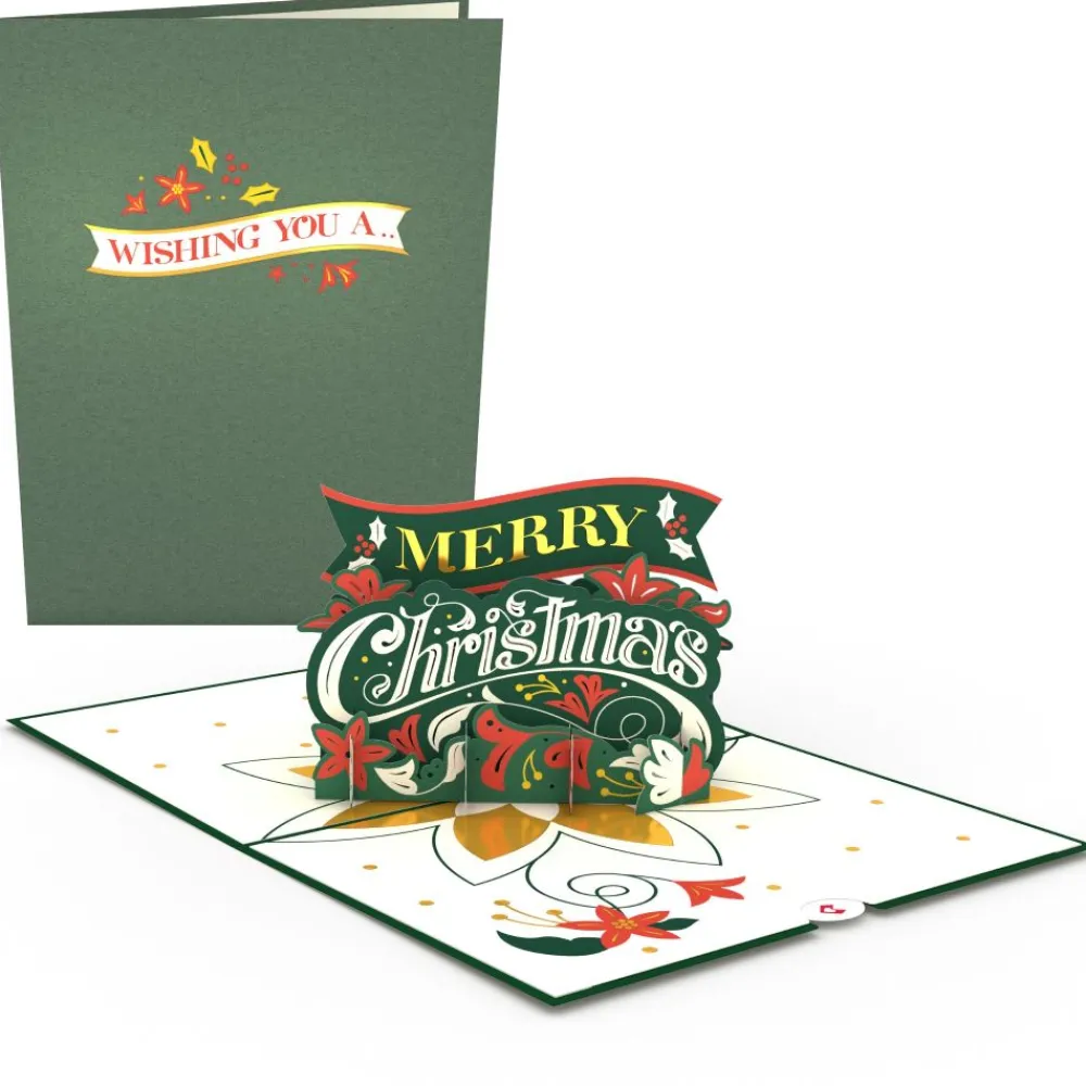 Lovepop Christmas 12/25|Wishing You a Merry Christmas Pop-Up Card