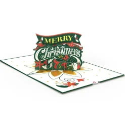 Lovepop Christmas 12/25|Wishing You a Merry Christmas Pop-Up Card
