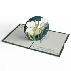 Lovepop Greeting Cards|Religious|With Deepest Sympathy Pop-Up Card