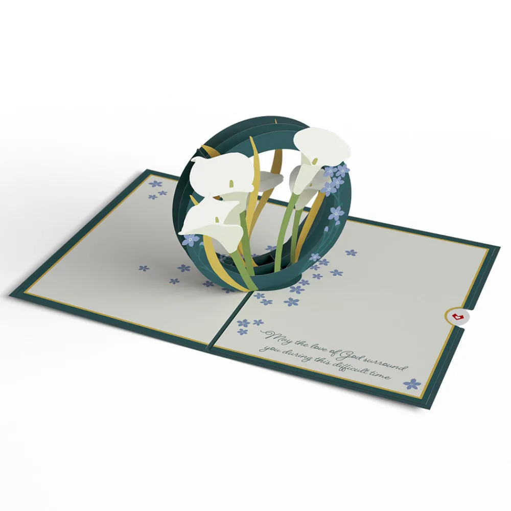 Lovepop Greeting Cards|Religious|With Deepest Sympathy Pop-Up Card