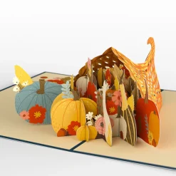 Lovepop Thanksgiving 11/27|Woodland Harvest Thanksgiving Wishes Pop-Up Card