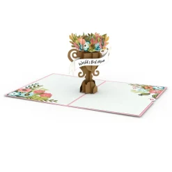 Lovepop Greeting Cards|International Women'S Day 3/8|World's Best Mom Pop-Up Card