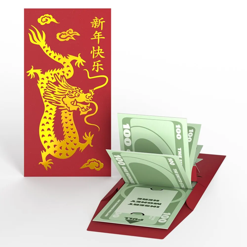 Lovepop Lunar New Year 1/29|Year of the Dragon Lunar New Year Money Holder