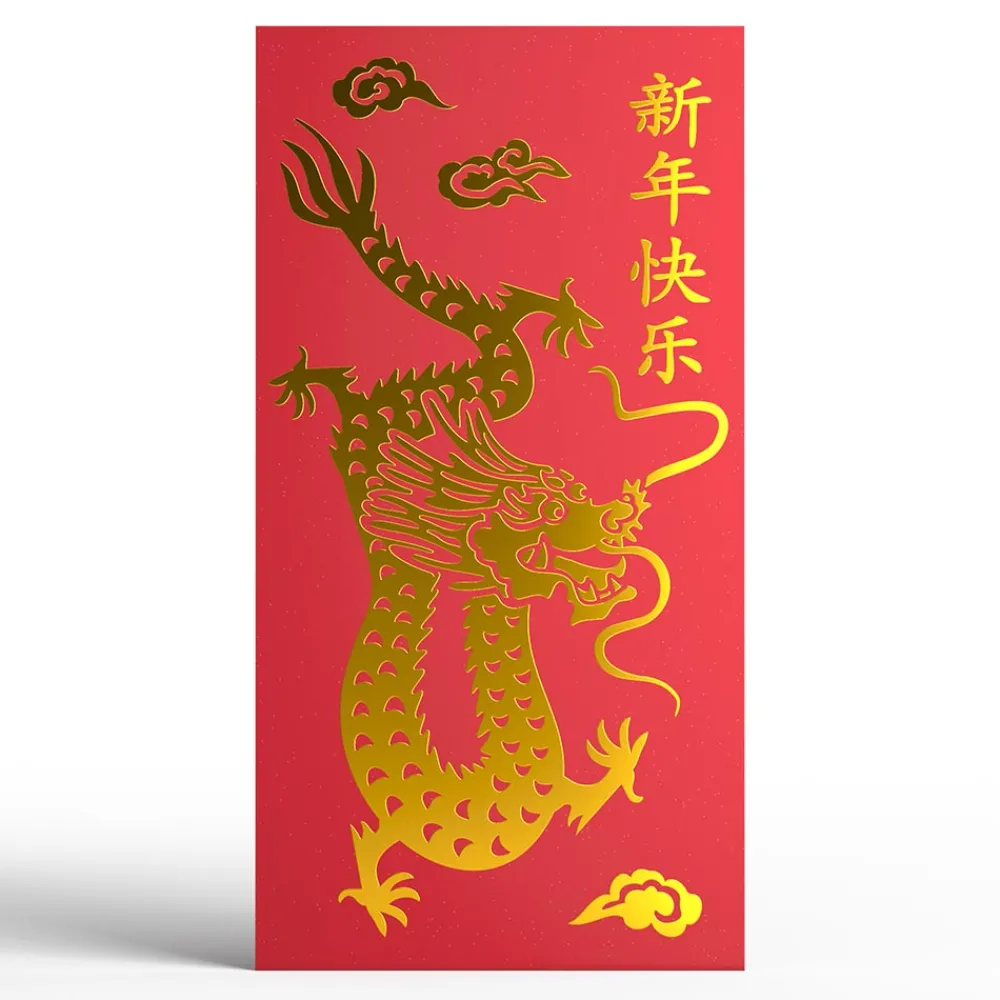 Lovepop Lunar New Year 1/29|Year of the Dragon Lunar New Year Money Holder