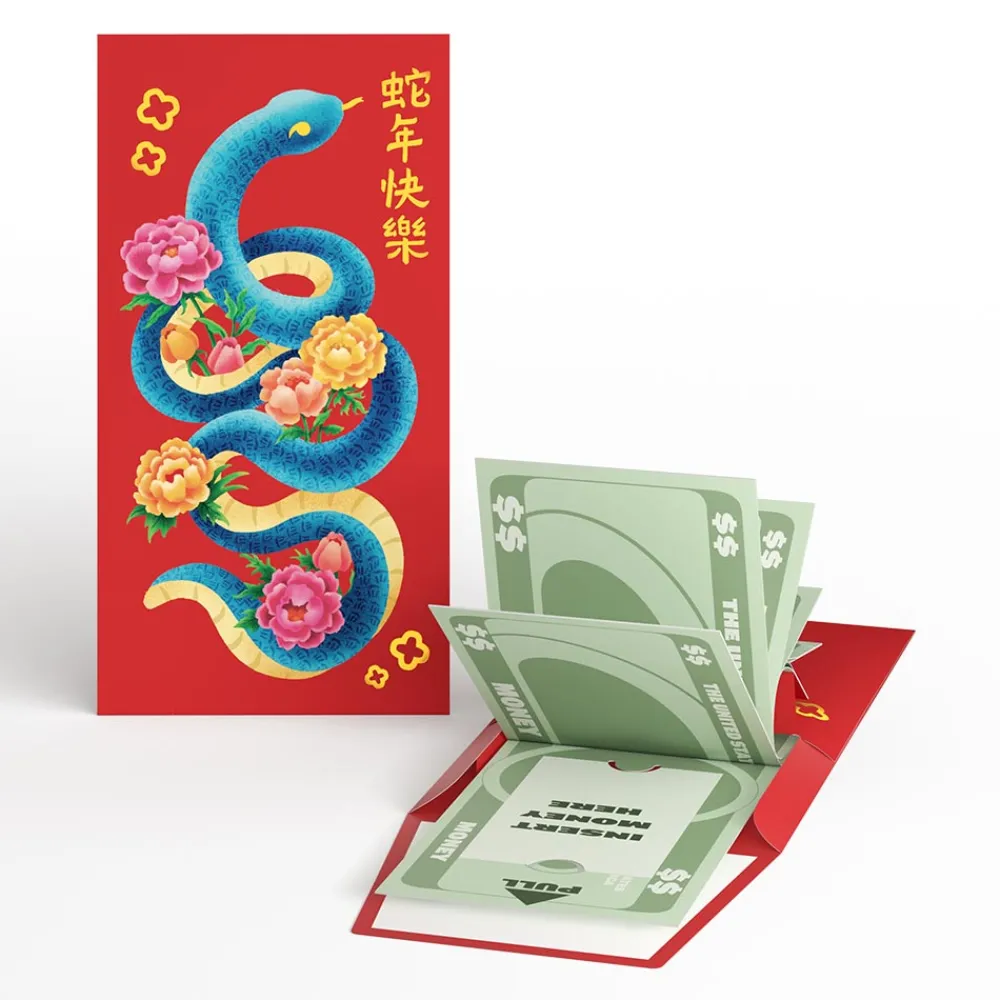 Lovepop Lunar New Year 1/29|Year of the Snake Lunar New Year Money Holder
