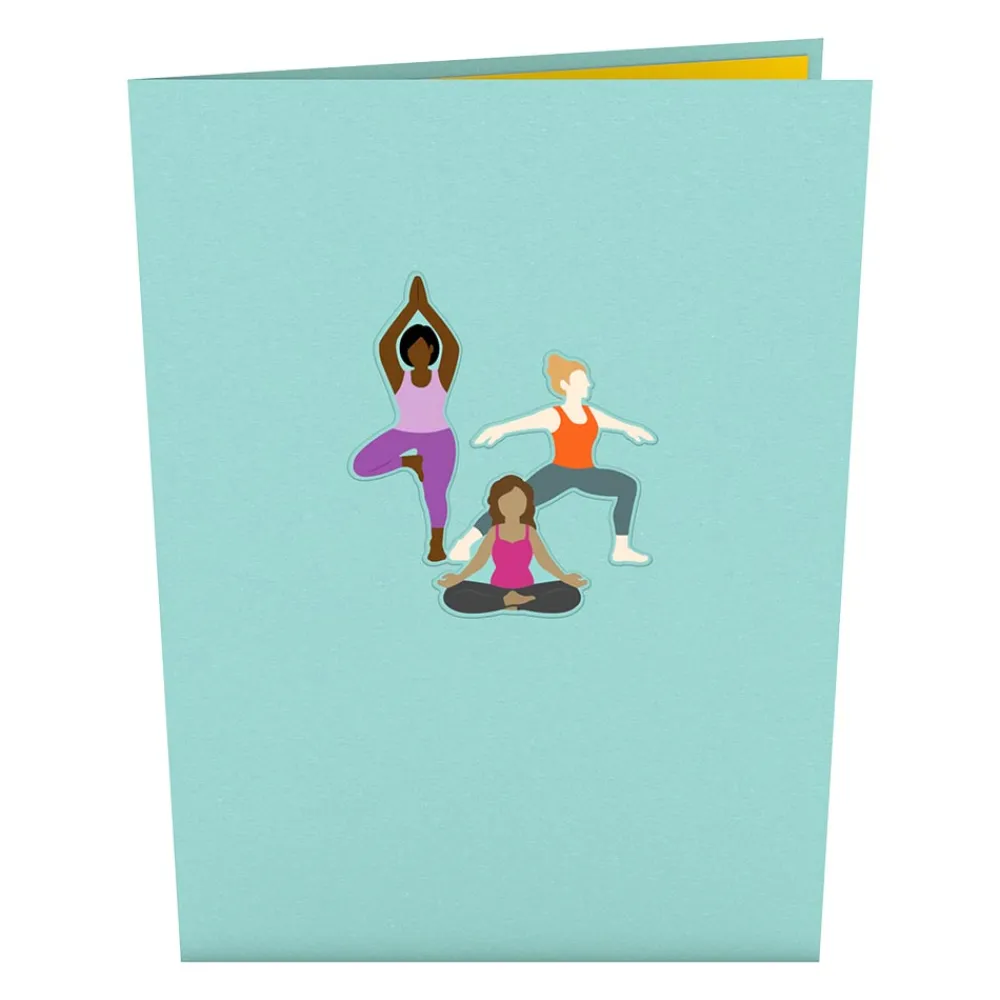 Lovepop Greeting Cards|Just Because|Yoga Poses Pop-Up Card