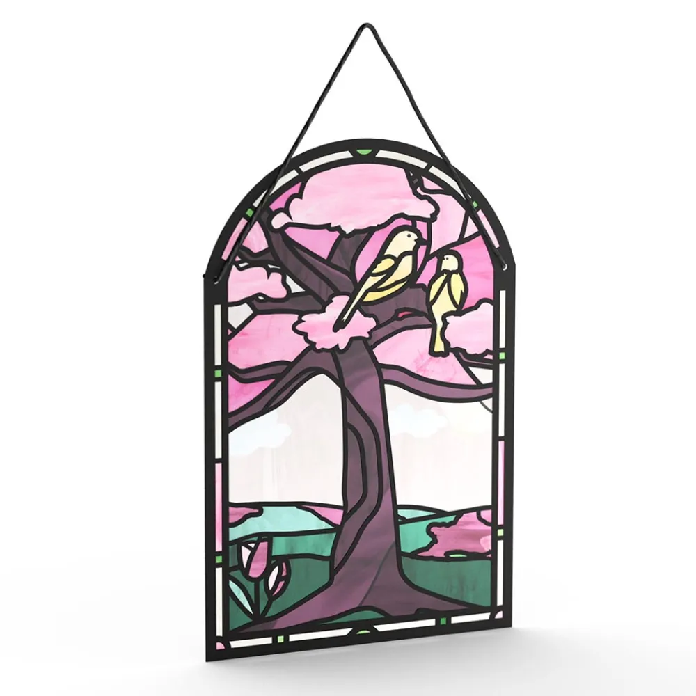 Lovepop Pop-Up Bouquets|Card & Gift Bundles|You Brighten My World Birds Suncatcher Card & Pop-Up Bouquet Bundle