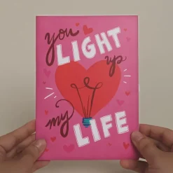 Lovepop Valentine'S Day 2/14|You Light Up My Life Light-Up Pop-Up Card
