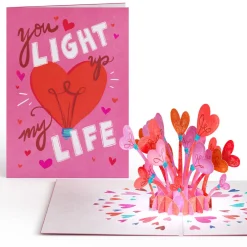 Lovepop Valentine'S Day 2/14|You Light Up My Life Light-Up Pop-Up Card