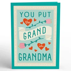 Lovepop Mother'S Day 5/11|Grandparents' Day 9/7|You Put the Grand in Grandma Pop-Up Card