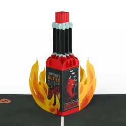 Lovepop Greeting Cards|Anniversary|You’re So Hot - Hot Sauce Pop-Up Card